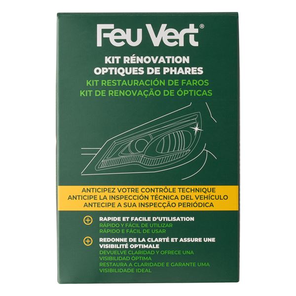 Kit rénovation optiques de phares FEU VERT