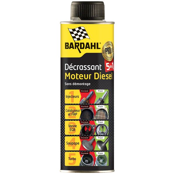 Décrassant moteur 5 en 1 Diesel Bardahl 300 ml
