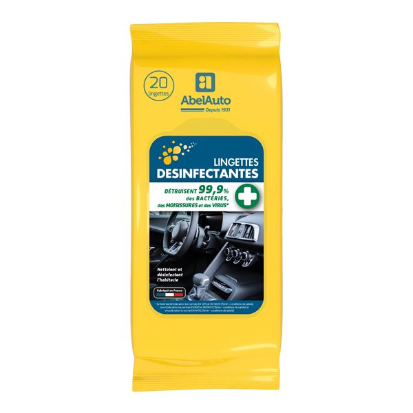 Lingettes Désinfectantes ABEL AUTO x 20