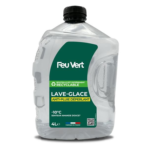 Lave-glace anti-pluie -10°C Feu Vert 4L