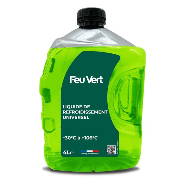 Liquide de refroidissement universel -30°C 4L Feu Vert