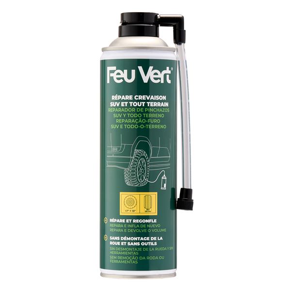 Répare crevaison SUV et 4x4 FEU VERT 500 ml