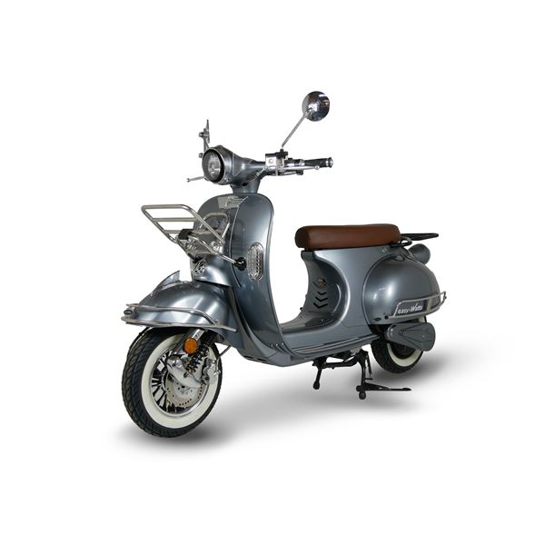 Scooter Electrique 50 E-RETRO Vintage Gris métallisé EASY-WATTS