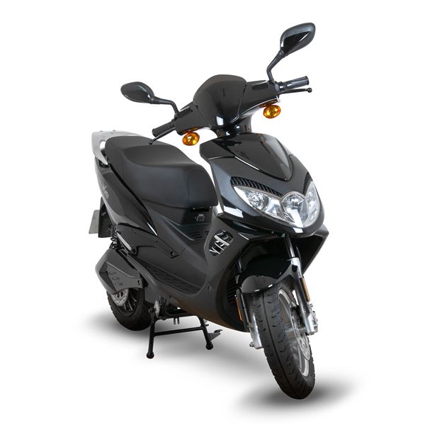 Scooter Electrique 50 E-STOCK Noir brillant EASY-WATTS