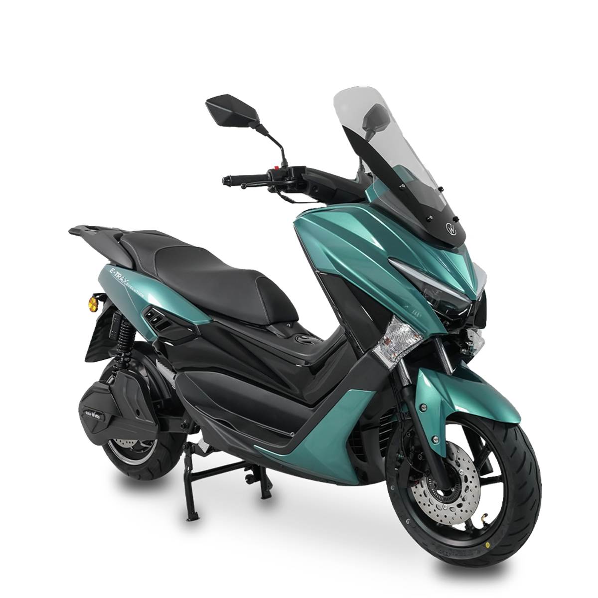 Scooter Electrique 125 E-trax Evolution Air Vert Métallique Easy-watts