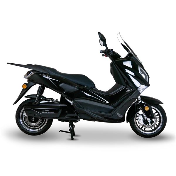 Scooter Electrique 125 E-TRAX EVOLUTION Noir brillant EASY-WATTS