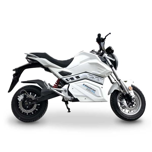 Moto Electrique 50 E-ROADSTER Blanc et gris EASY-WATTS