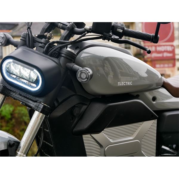Moto Electrique 125 BW8 HERITAGE Gris nardo EASY-WATTS