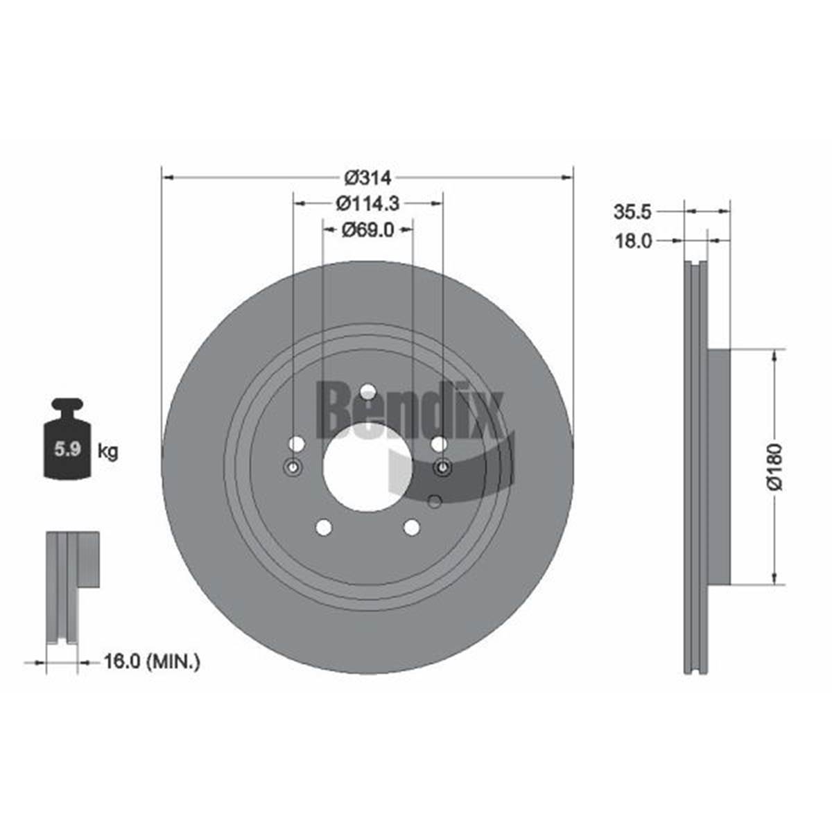 Disque De Frein Vl Bds2340