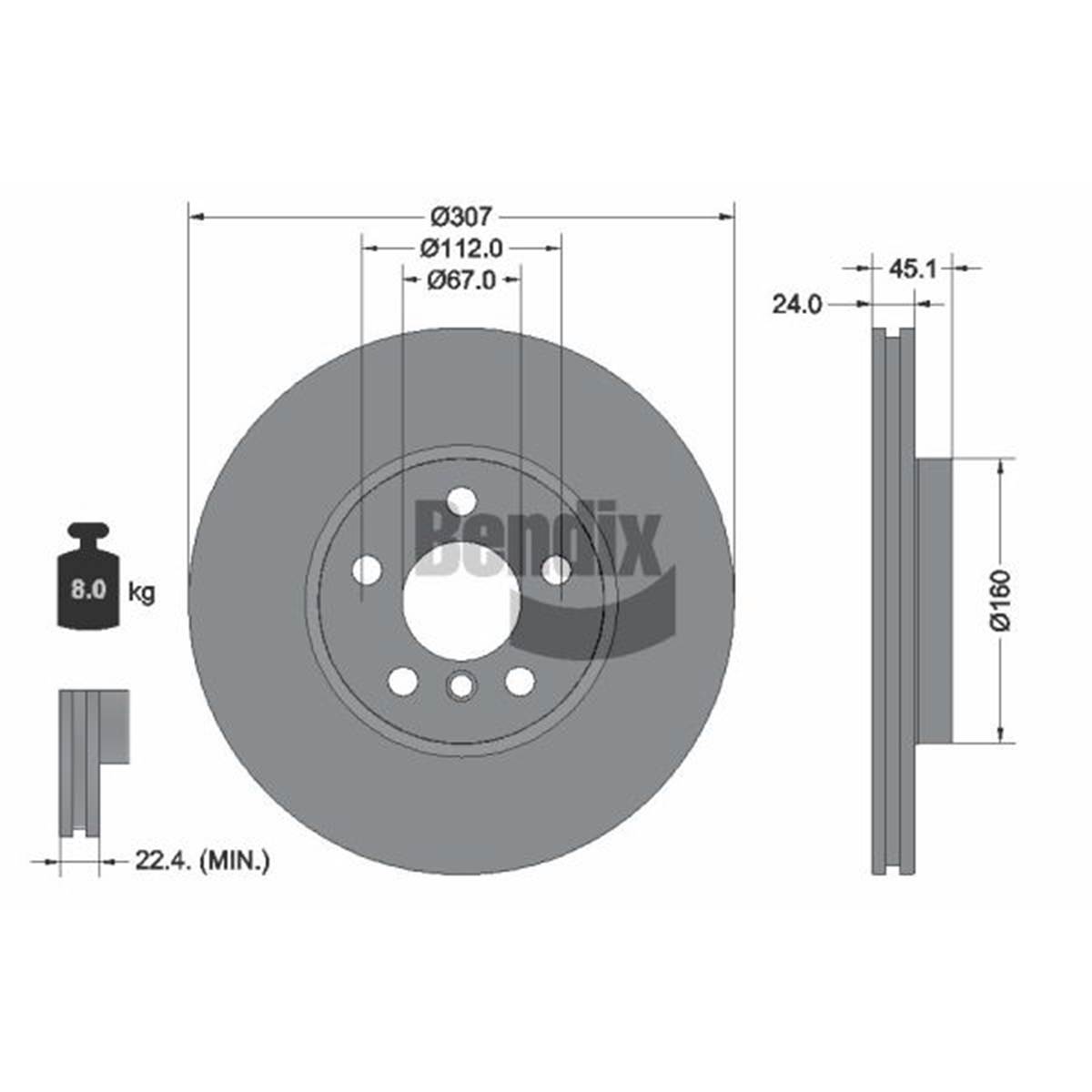Disque De Frein Vl Bds2331hc