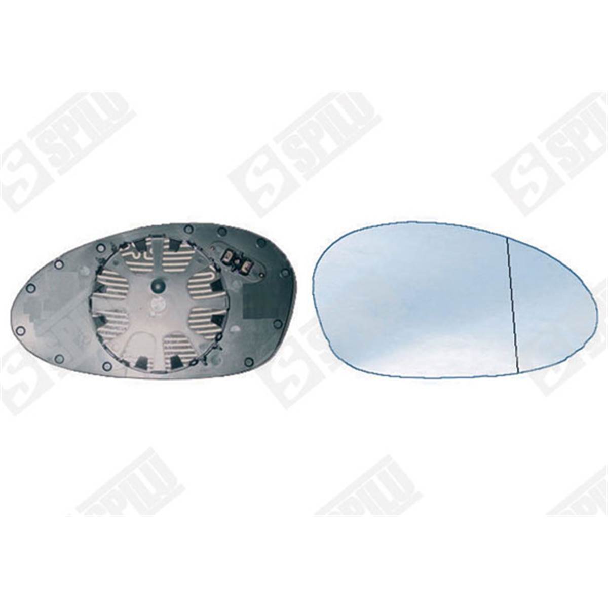 Glace + Support Droit Spilu - 10434