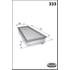 ELP9619 FILTRE A AIR VL