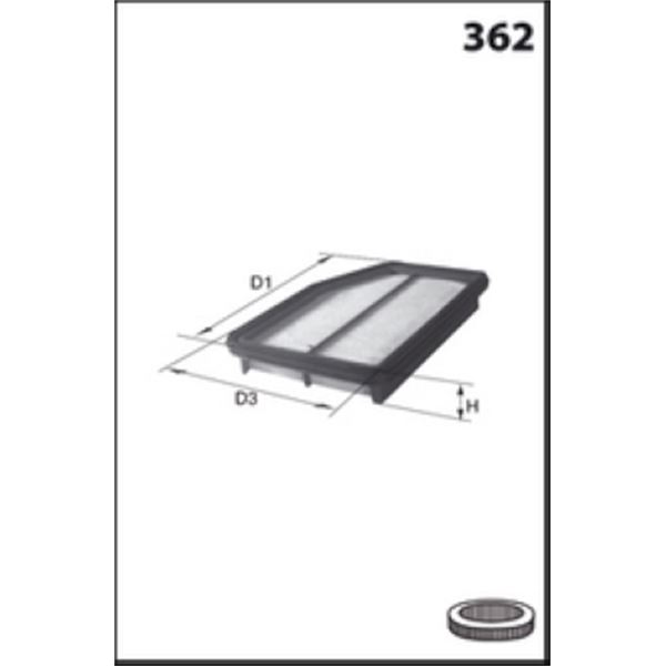 ELP9333 FILTRE A AIR VL