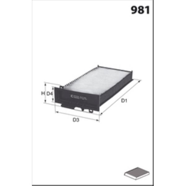 ELR7377 FILTRE D HABITACLE VL