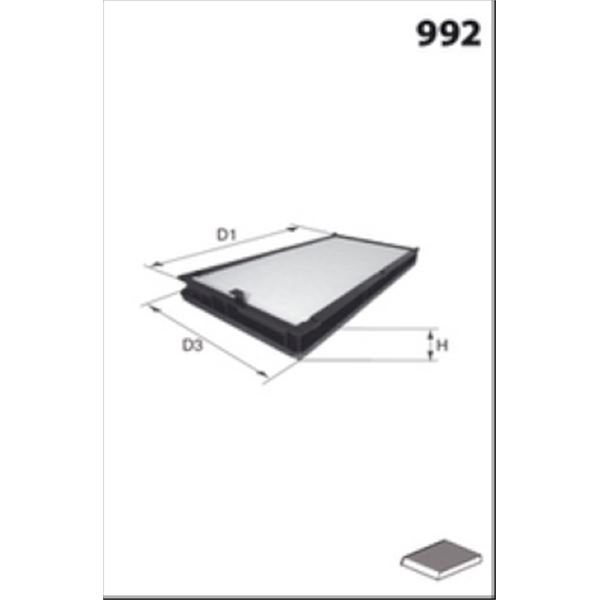 JKR7276 FILTRE D HABITACLE VL