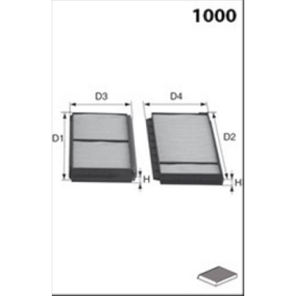 JLR7205 FILTRE D HABITACLE VL