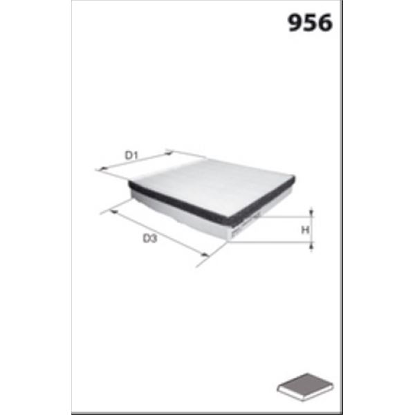 ELR7163 FILTRE D HABITACLE VL