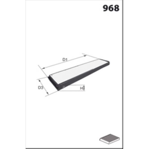 ELR7138 FILTRE D HABITACLE VL