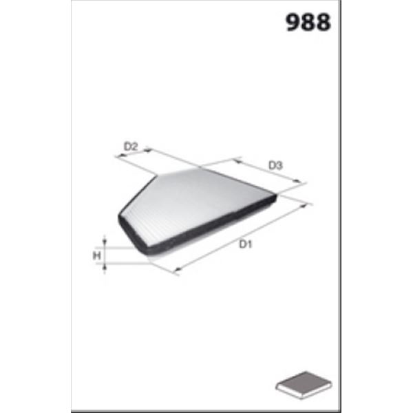 ELR7118 FILTRE D HABITACLE VL