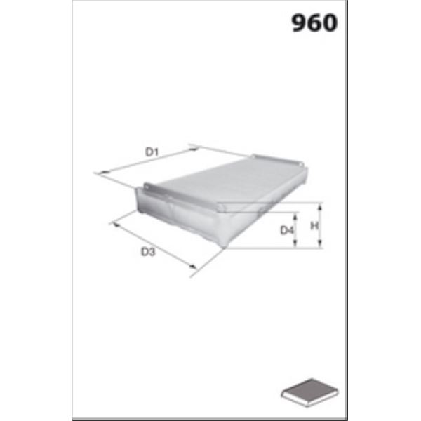 JLR7046 FILTRE D HABITACLE VL