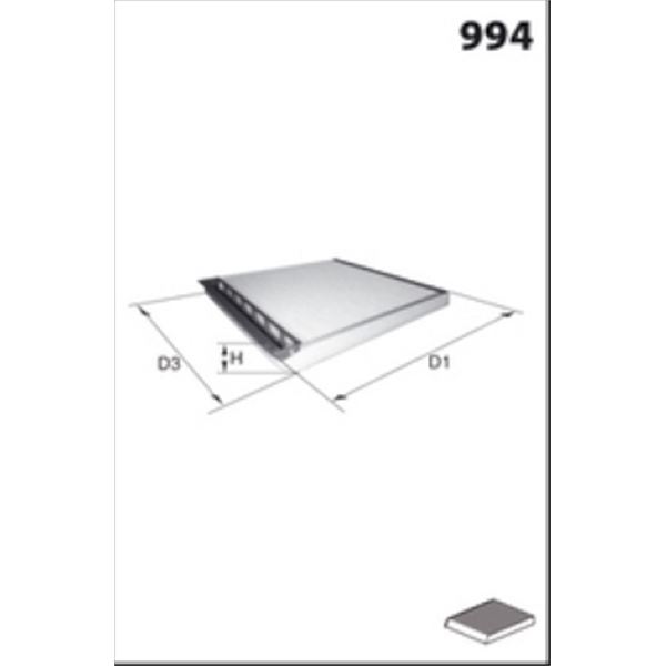 ELR7017 FILTRE D HABITACLE VL