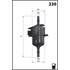 ELE6128 FILTRE A ESSENCE VL