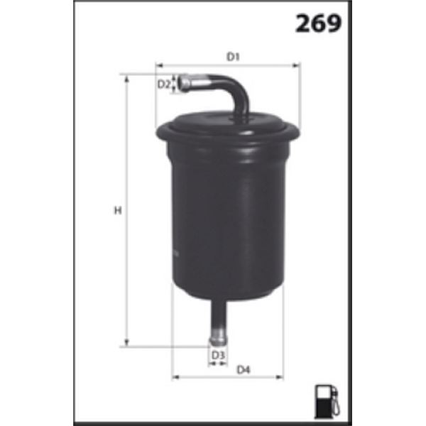 ELE6124 FILTRE A ESSENCE VL