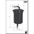 ELE6124 FILTRE A ESSENCE VL