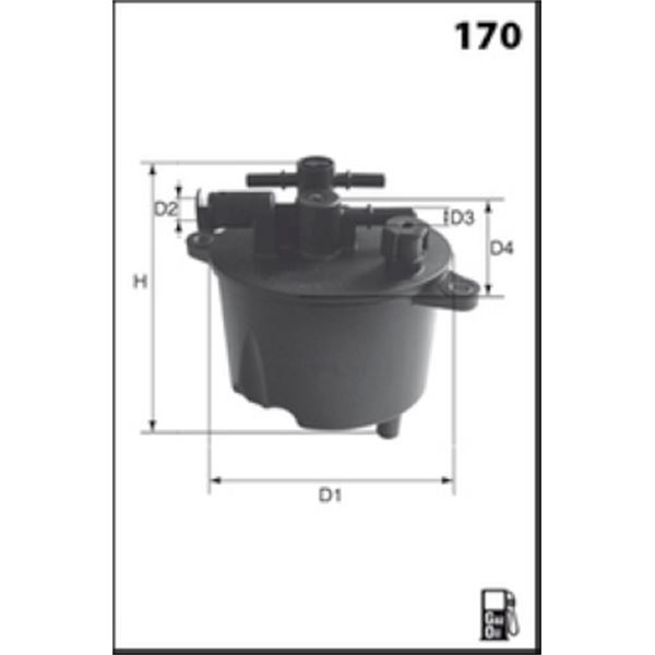 ELG5365 FILTRE A GASOIL VL