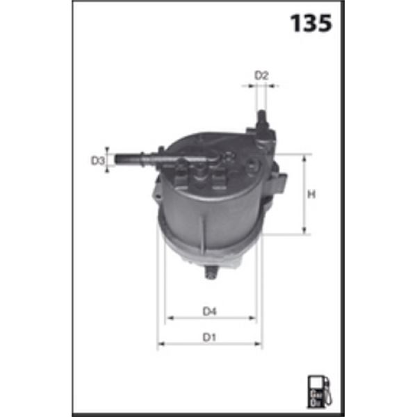 ELG5364 FILTRE A GASOIL VL