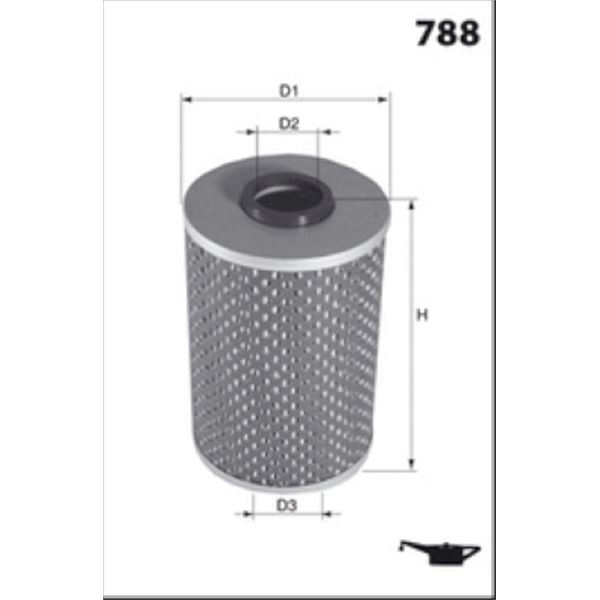 ELH4708 FILTRE A HUILE PL