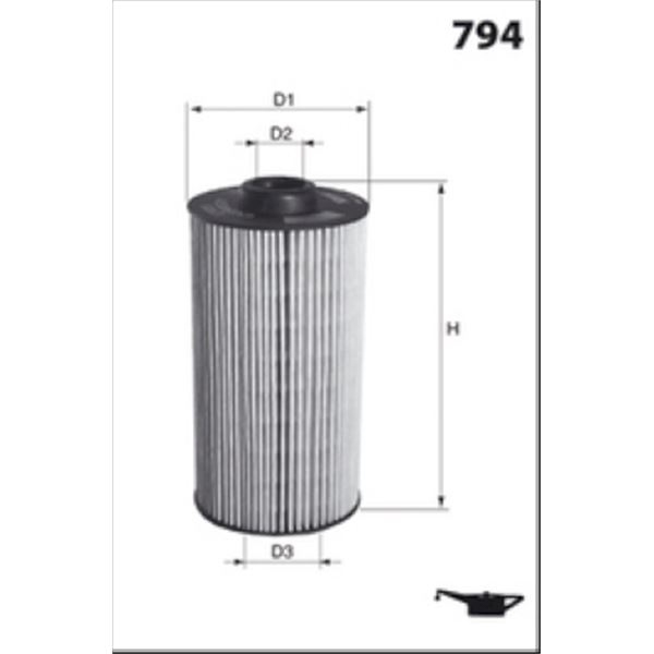 ELH4503 FILTRE A HUILE VL