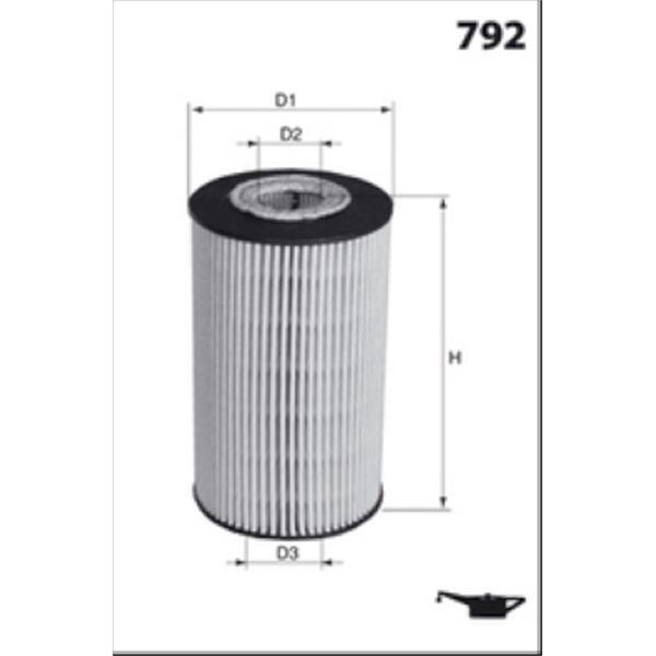 ELH4435 FILTRE A HUILE VL