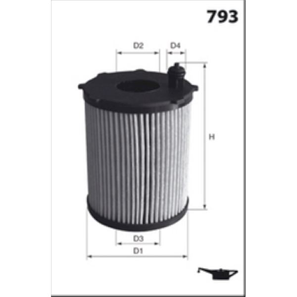 ELH4326 FILTRE A HUILE VL