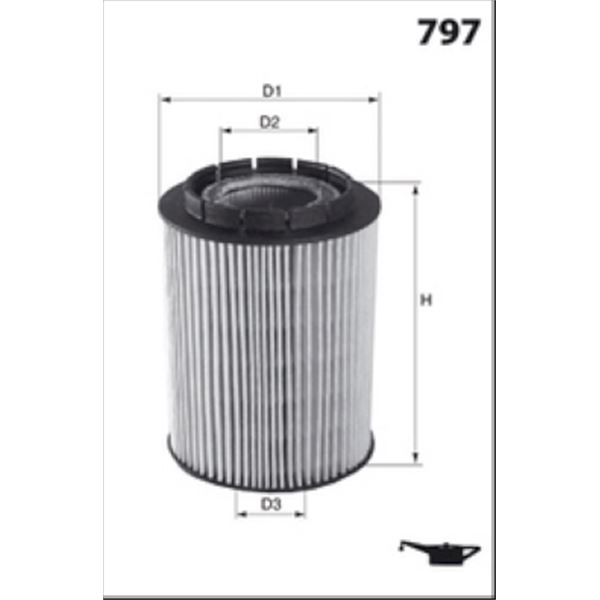 ELH4323 FILTRE A HUILE VL