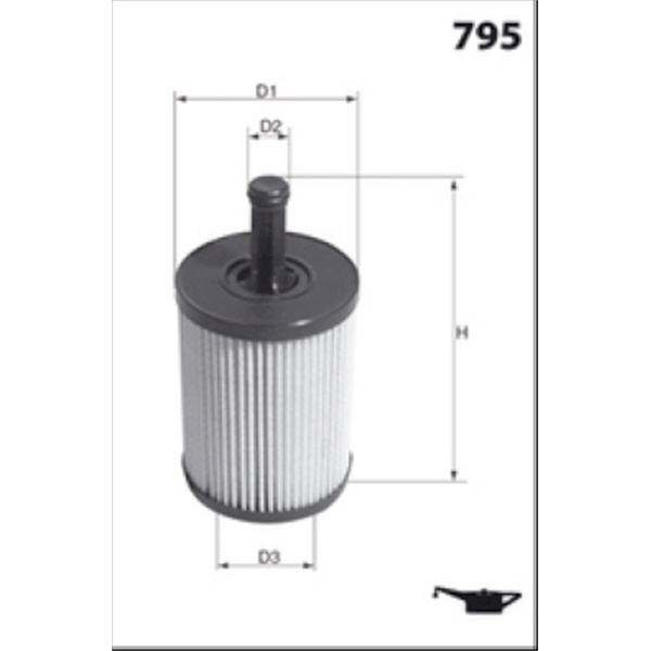 ELH4307 FILTRE A HUILE VL