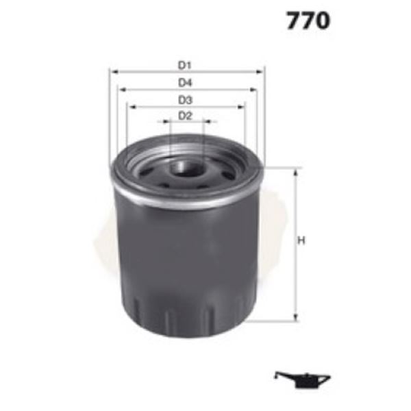 ELH4281 FILTRE A HUILE VL