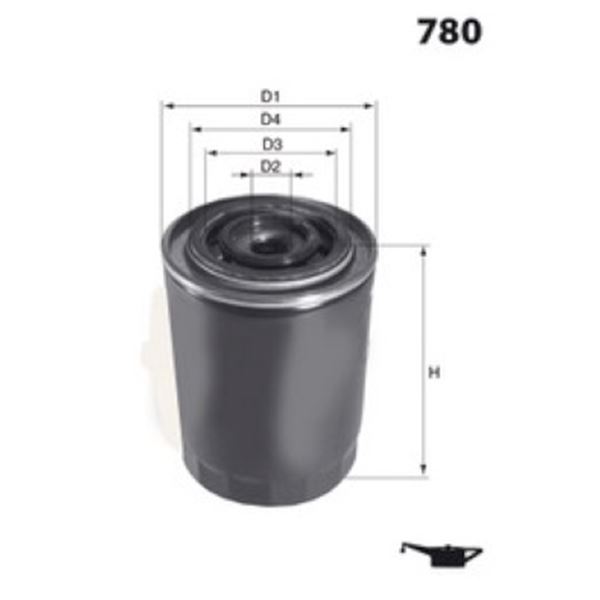 ELH4223 FILTRE A HUILE VL