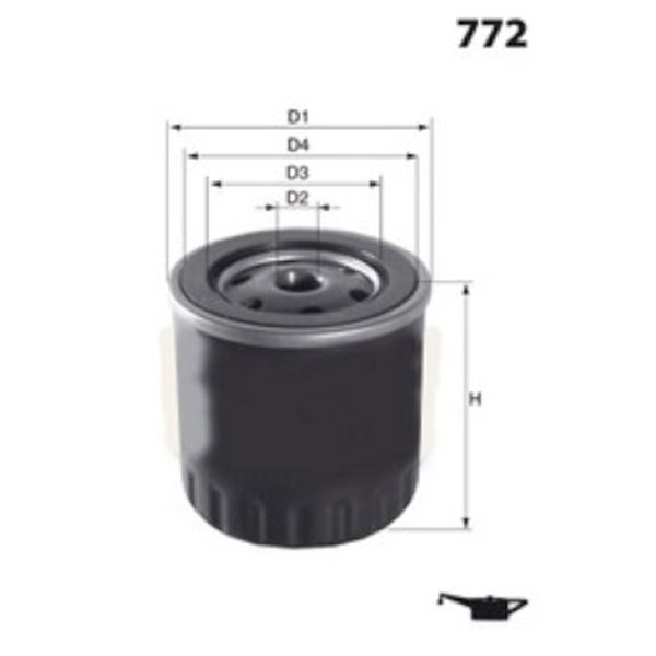 ELH4101 FILTRE A HUILE VL