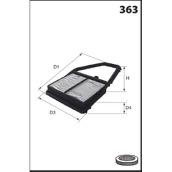 ELP3984 FILTRE A AIR VL