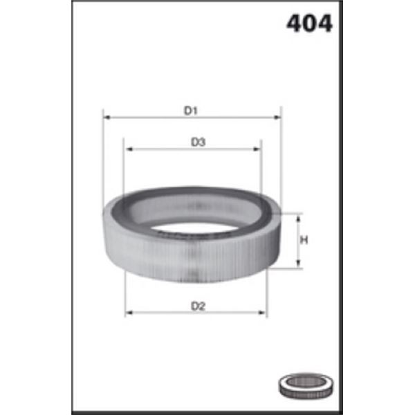 EL3822 FILTRE A AIR VL