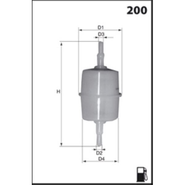 ELE3592B12 FILTRE A ESSENCE VL