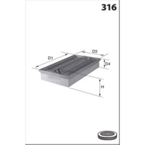 ELP3328 FILTRE A AIR VL