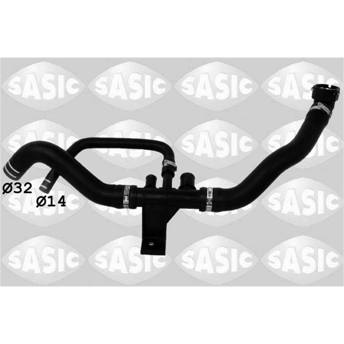 3400206 Durit Radiateur Inf.