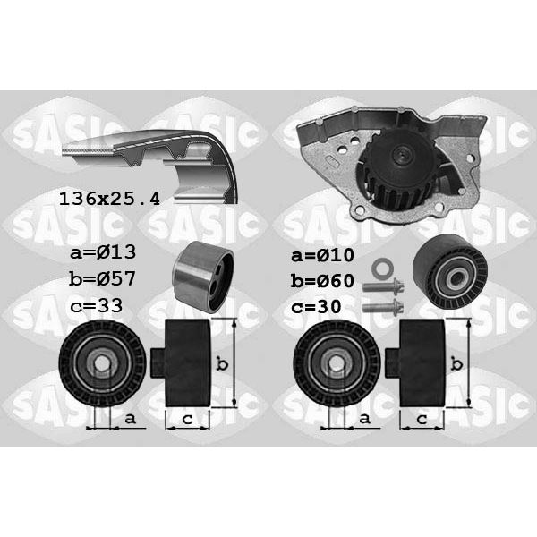 3900041 KIT DIST. POMPE A EAU
