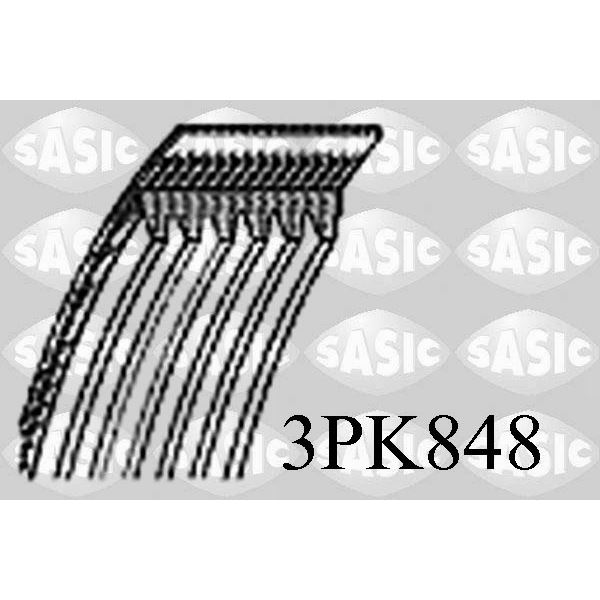 3PK848 COURROIE ACC. POLY V