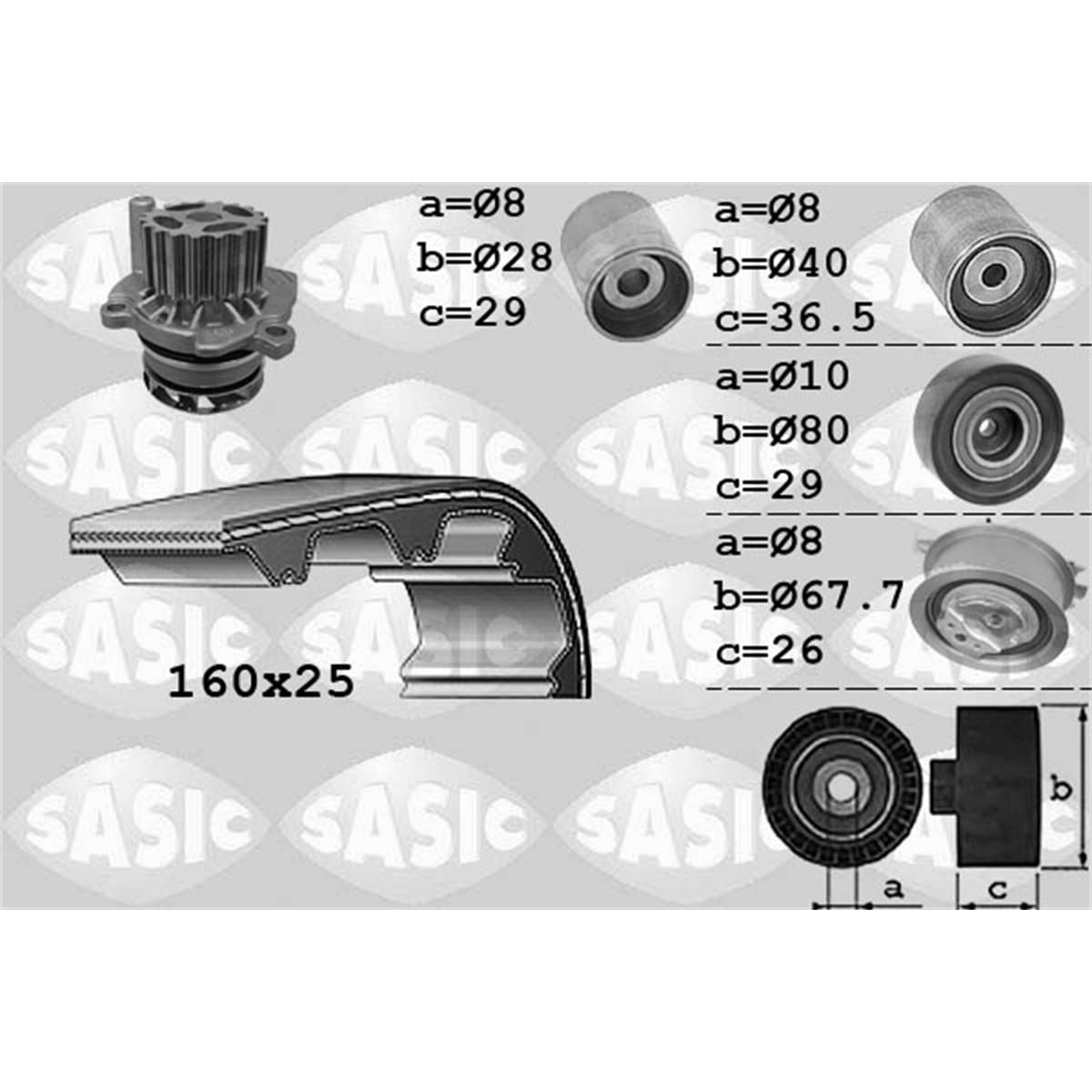 3906069 Kit Dist. Pompe A Eau