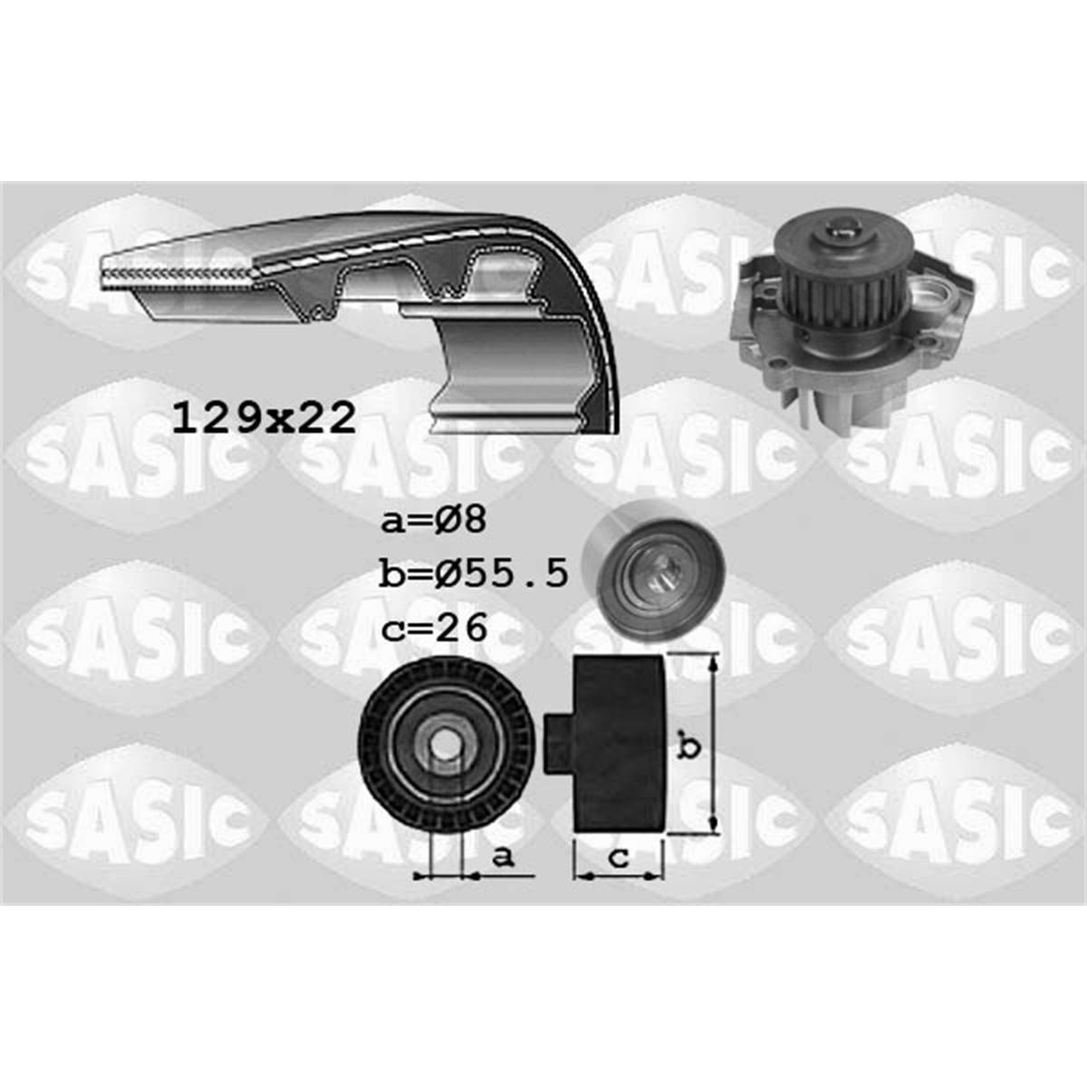 390604Kit Dist. Pompe A Eau