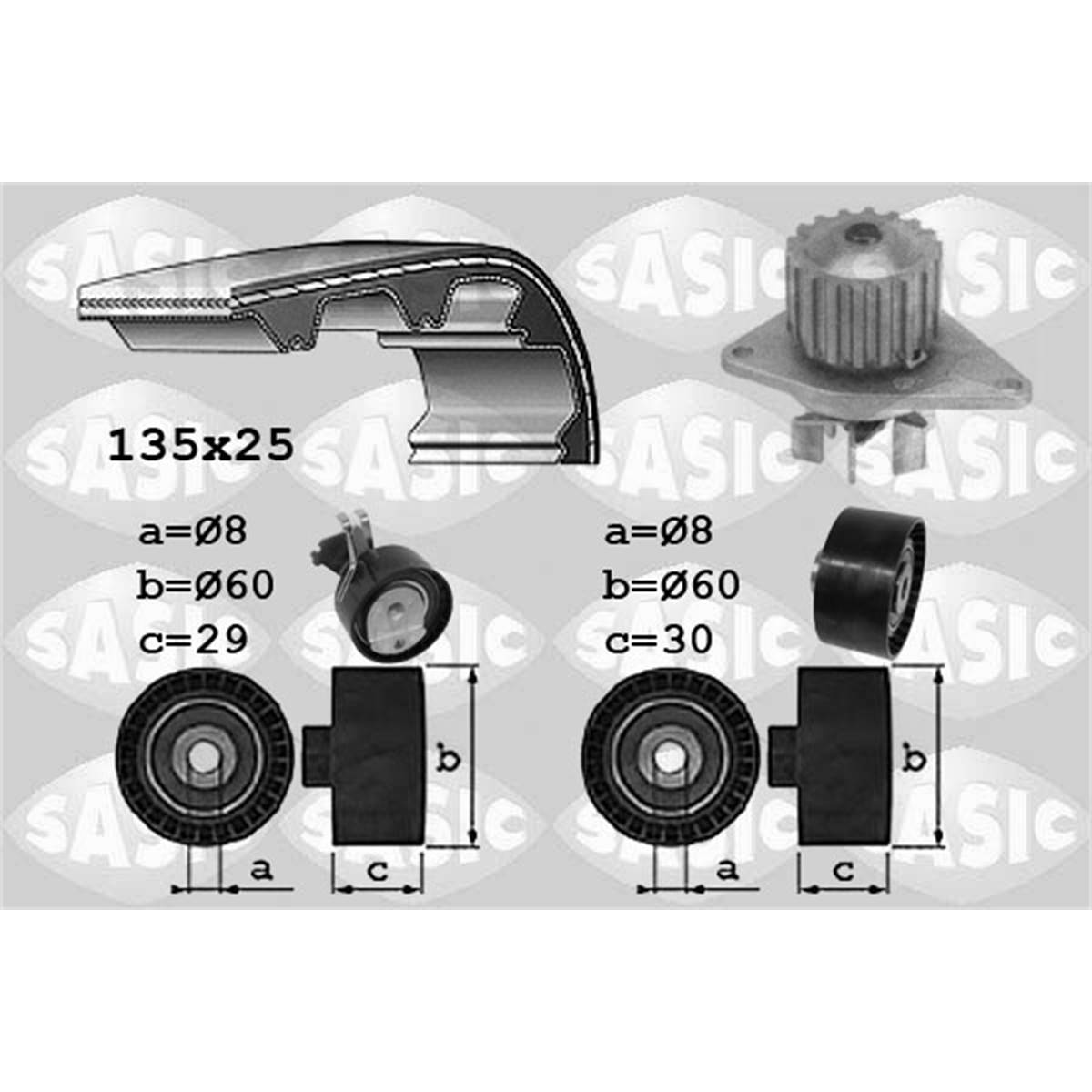 3900032 Kit Dist. Pompe A Eau
