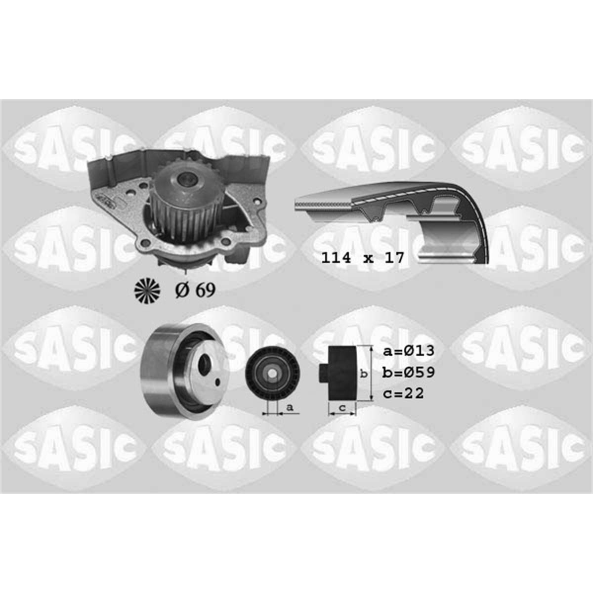 3900024 Kit Dist. Pompe A Eau